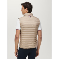 Gilet senza maniche trapuntato Tommy Hilfiger Equestrian Montero uomo Beige