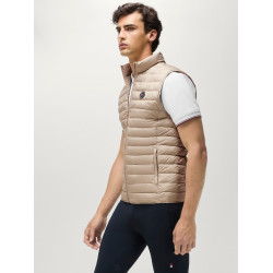Gilet senza maniche trapuntato Tommy Hilfiger Equestrian Montero uomo Beige