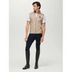 Gilet senza maniche trapuntato Tommy Hilfiger Equestrian Montero uomo Beige