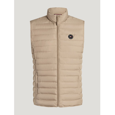 Gilet senza maniche trapuntato Tommy Hilfiger Equestrian Montero uomo Beige