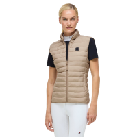Gilet senza maniche trapuntato Tommy Hilfiger Equestrian Serano donna Beige Gilet senza maniche trapuntato Tommy Hilfiger Equestrian Serano donna Beige