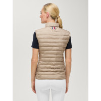 Gilet senza maniche trapuntato Tommy Hilfiger Equestrian Serano donna Beige Gilet senza maniche trapuntato Tommy Hilfiger Equestrian Serano donna Beige