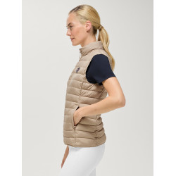 Gilet senza maniche trapuntato Tommy Hilfiger Equestrian Serano donna Beige