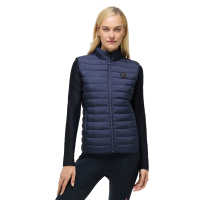 Gilet senza maniche trapuntato Tommy Hilfiger Equestrian Serano donna Indaco délavato Blu