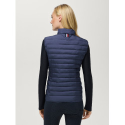 Gilet senza maniche trapuntato Tommy Hilfiger Equestrian Serano donna Indaco délavato Blu
