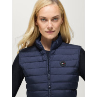 Gilet senza maniche trapuntato Tommy Hilfiger Equestrian Serano donna Indaco délavato Blu