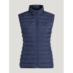 Gilet senza maniche trapuntato Tommy Hilfiger Equestrian Serano donna Indaco délavato Blu