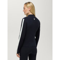 Giacca in maglia con zip Tommy Hilfiger Equestrian Mirada donna Cielo del deserto Blu Giacca in maglia con zip Tommy Hilfiger Equestrian Mirada donna Cielo del deserto Blu