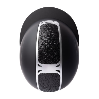 Casco da equitazione con ornamento in cristallo Horze Arix II Nero / nero