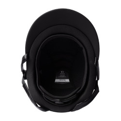 Casco da equitazione con ornamento in cristallo Horze Arix II Nero / nero