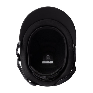 Casco da equitazione con ornamento in cristallo Horze Arix II Nero / nero
