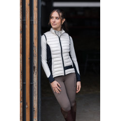Gilet da equitazione ultraleggero senza maniche B Vertigo Sia da donna Grigio Moonbeam Gilet da equitazione ultraleggero senza maniche B Vertigo Sia da donna Grigio Moonbeam