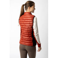Gilet da equitazione ultraleggero senza maniche B Vertigo Sia da donna Rosso cinabro