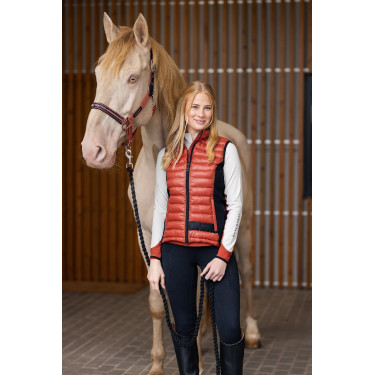 Gilet da equitazione ultraleggero senza maniche B Vertigo Sia da donna Rosso cinabro Gilet da equitazione ultraleggero senza maniche B Vertigo Sia da donna Rosso cinabro