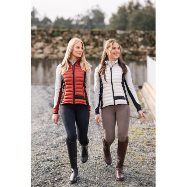 Gilet da equitazione ultraleggero senza maniche B Vertigo Sia da donna Rosso cinabro Gilet da equitazione ultraleggero senza maniche B Vertigo Sia da donna Rosso cinabro