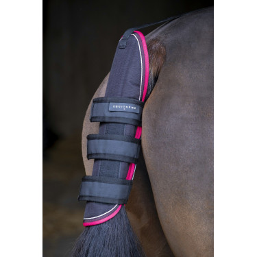 Proteggi-coda Equithème Tyrex 1200D Nero / lampone