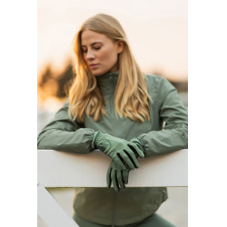 Guanti da equitazione estivi Horze Nichelle donna Spruzzi marini Grigio
