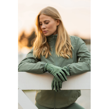 Guanti da equitazione estivi Horze Nichelle donna Spruzzi marini Grigio