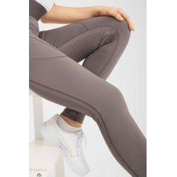 Leggings da equitazione da donna Horze Maia con fondello integrale Legno flottante Grigio Leggings da equitazione da donna Horze Maia con fondello integrale Legno flottante Grigio