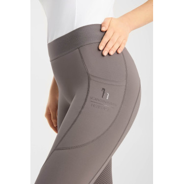 Leggings da equitazione da donna Horze Maia con fondello integrale Legno flottante Grigio Leggings da equitazione da donna Horze Maia con fondello integrale Legno flottante Grigio