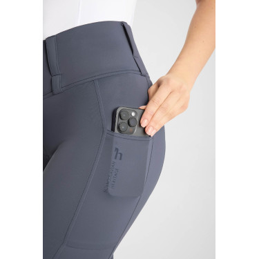 Leggings ibridi da donna Horze Anya fullgrip Grigio