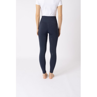 Leggings Scrunch Horze Nessa full grip senza cuciture Blu Nightshadow