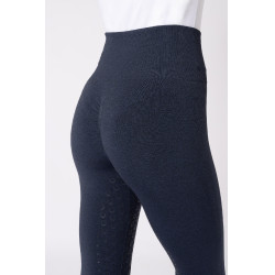 Leggings Scrunch Horze Nessa full grip senza cuciture Blu Nightshadow