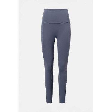 Leggings a vita alta con fondo in silicone integrale Gillian Horze donna Grigio