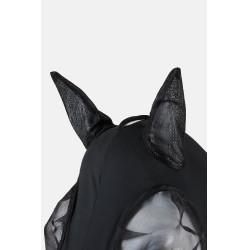 Maschera anti-mosche Horze elastica da infilare Nero