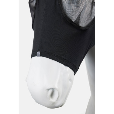 Maschera anti-mosche Horze elastica da infilare Nero