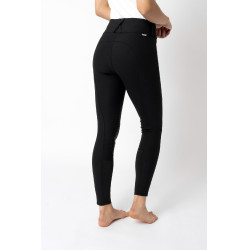 Pantaloni da equitazione con grip Horze Grand Prix Pro da donna Nero