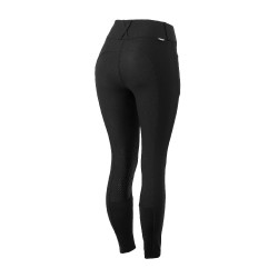Pantaloni da equitazione con grip Horze Grand Prix Pro da donna Nero