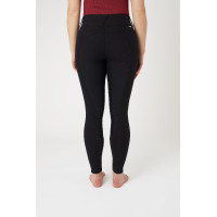 Pantaloni da equitazione donna con grip integrale Horze Grand Prix Pro Blu marino scuro