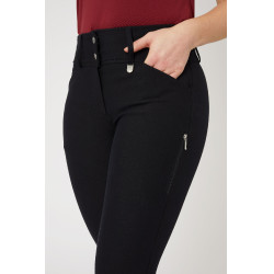 Pantaloni da equitazione donna con grip integrale Horze Grand Prix Pro Blu marino scuro Pantaloni da equitazione donna con grip integrale Horze Grand Prix Pro Blu marino scuro