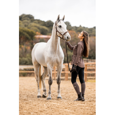 Pantaloni da equitazione donna con grip integrale Horze Grand Prix Pro Blu marino scuro Pantaloni da equitazione donna con grip integrale Horze Grand Prix Pro Blu marino scuro