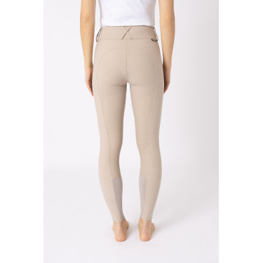 Pantaloni da equitazione donna con grip integrale Horze Grand Prix Pro Talpa semplice Beige Pantaloni da equitazione donna con grip integrale Horze Grand Prix Pro Talpa semplice Beige