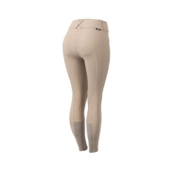 Pantaloni da equitazione donna con grip integrale Horze Grand Prix Pro Talpa semplice Beige Pantaloni da equitazione donna con grip integrale Horze Grand Prix Pro Talpa semplice Beige