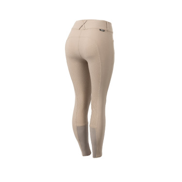 Pantaloni da equitazione donna con grip integrale Horze Grand Prix Pro Talpa semplice Beige Pantaloni da equitazione donna con grip integrale Horze Grand Prix Pro Talpa semplice Beige