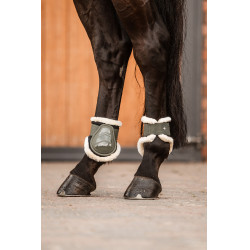 Paraglomi Caliber Horze in montone Scarabeo verde kaki