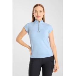 T-shirt da allenamento B Vertigo Joelle a maniche corte da donna Blu ceruleo