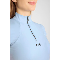 T-shirt da allenamento B Vertigo Joelle a maniche corte da donna Blu ceruleo