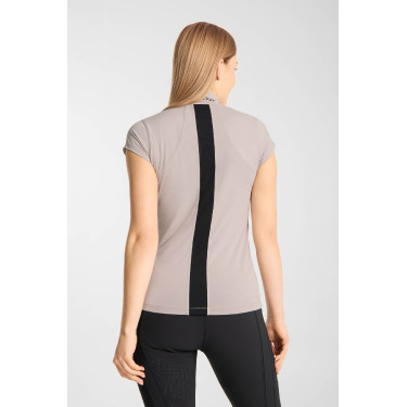 T-shirt da allenamento B Vertigo Joelle a maniche corte da donna Imperscrutabile Beige