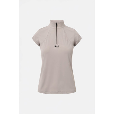 T-shirt da allenamento B Vertigo Joelle a maniche corte da donna Imperscrutabile Beige