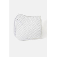 Sottosella da dressage Horze Aachen Bianco / blu turchese Sottosella da dressage Horze Aachen Bianco / blu turchese