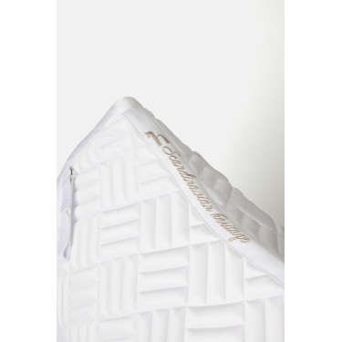 Sottosella da dressage Horze Aachen Bianco / blu turchese