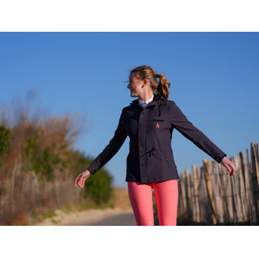 Parka tecnica idrorepellente Le Sabotier Huguette donna Inchiostro Nero