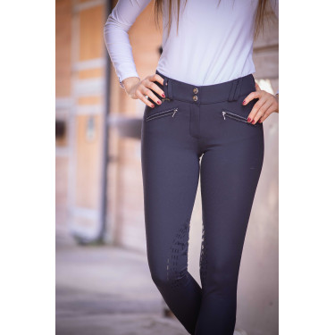 Pantaloni da equitazione Pénélope Rocky Stone Bianco