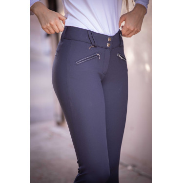 Pantaloni da equitazione Pénélope Rocky Stone Bianco