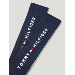 Calze Tommy Hilfiger Equestrian Riga Cielo del deserto Blu