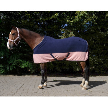 Fleeceshirt Equithème Marina / oro rosa Blu